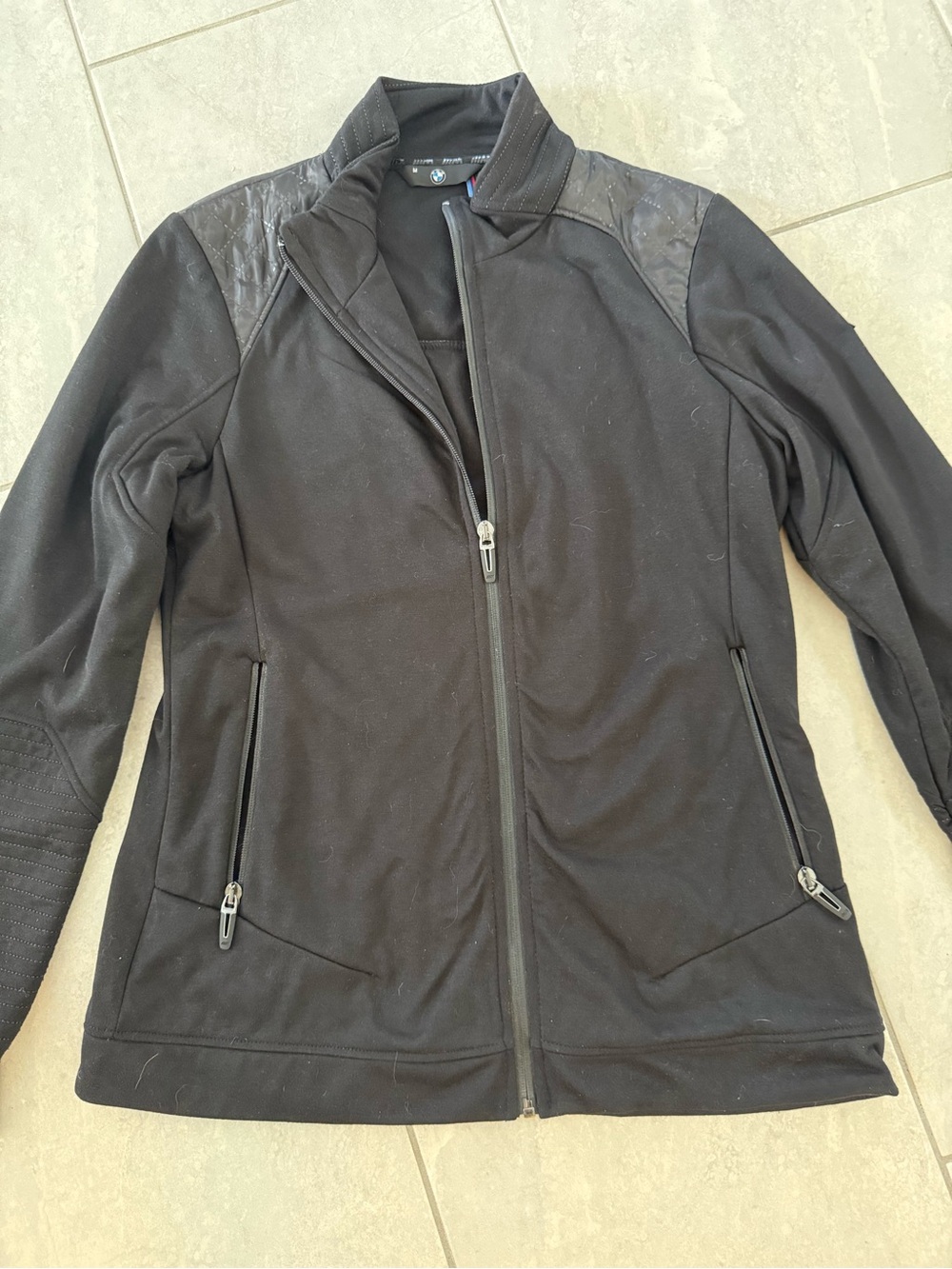 BMW Motorsports Black Women's Bomber Jacket M
